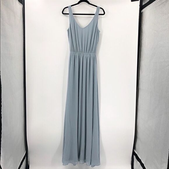 NEW Show Me Your Mumu Kendall Maxi
Bridesmaid Chiffon Dress Steel Blue - Picture 11 of 15